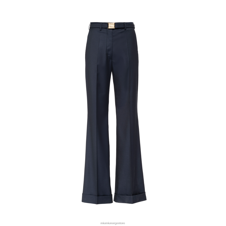 batavia bukser Miu Miu marinen 4R2LJ937 klar til å ha på