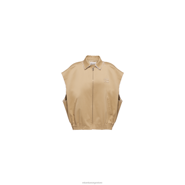 chino blouson jakke Miu Miu ledning 4R2LJ471 klar til å ha på