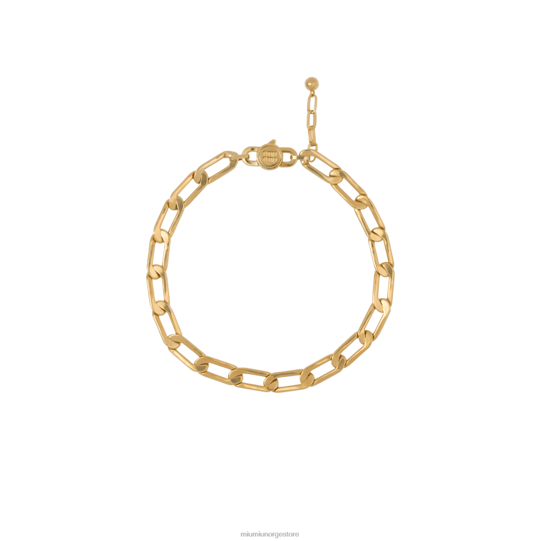 kjede i metall Miu Miu gull 4R2LJ1372 juveler