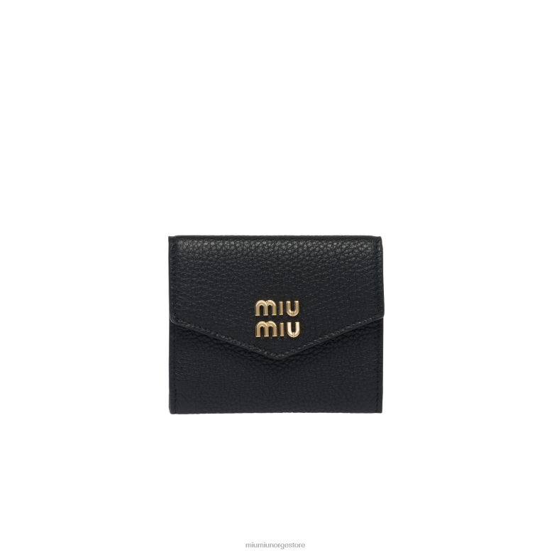 kortholder i skinn Miu Miu svart 4R2LJ1060 samling
