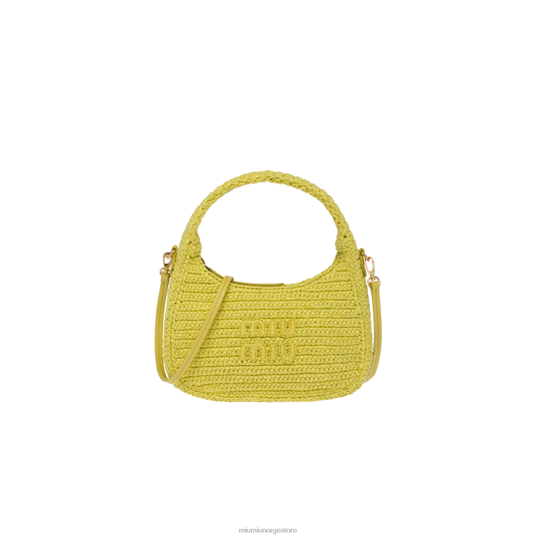 hekle hobo bag Miu Miu sitrongul 4R2LJ18 samling