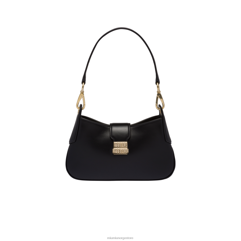 hobo-veske i skinn Miu Miu svart 4R2LJ90 samling