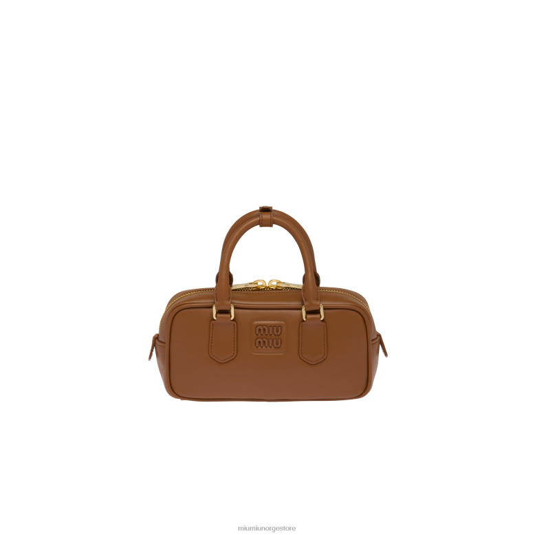 arcadie skinnveske Miu Miu konjakk 4R2LJ135 samling