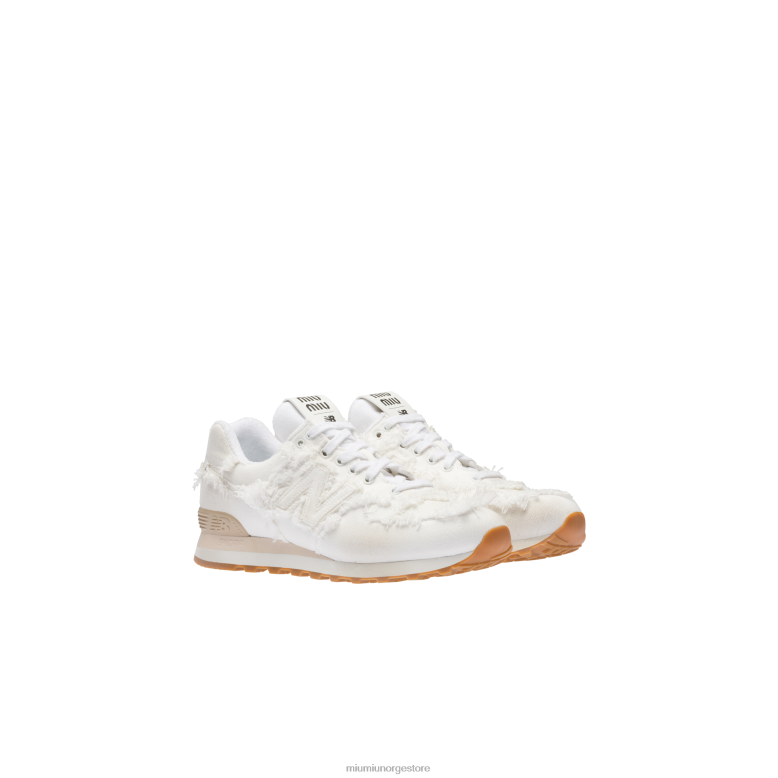 denim joggesko Miu Miu hvit 4R2LJ299 sko