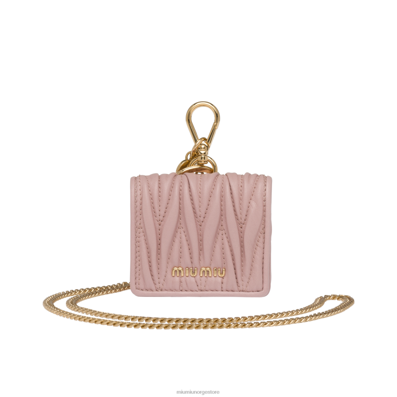 matelass nappa skinn airpods pro veske Miu Miu opal 4R2LJ1096 tilbehør