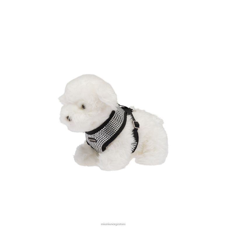 sateng kjæledyrsele Miu Miu svart 4R2LJ1107 tilbehør