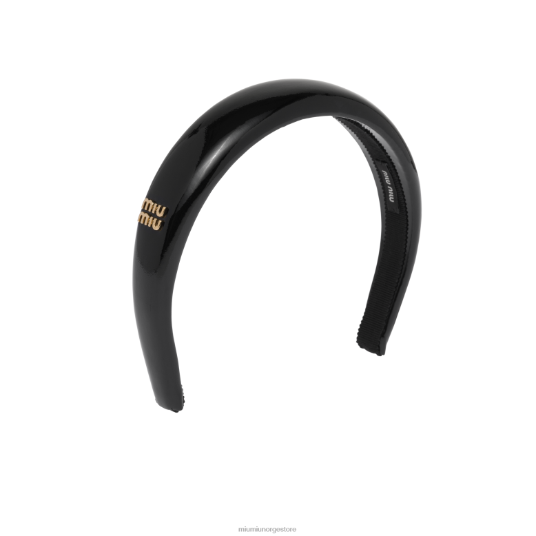 hårbånd Miu Miu svart 4R2LJ1142 tilbehør